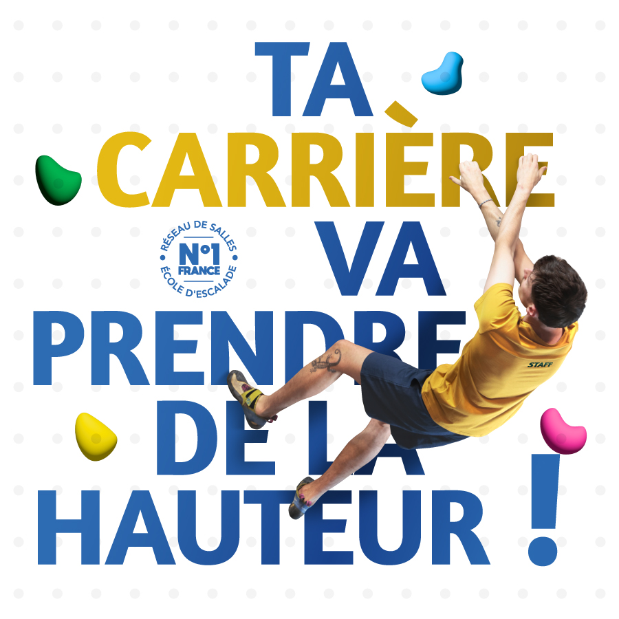 Climb Up recrute ses futurs moniteurs et monitrices ! Postulez dès maintenant pour intégrer l'équipe et partager votre passion !